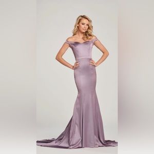 Colette for Mon Cheri pageant prom formal dress with train